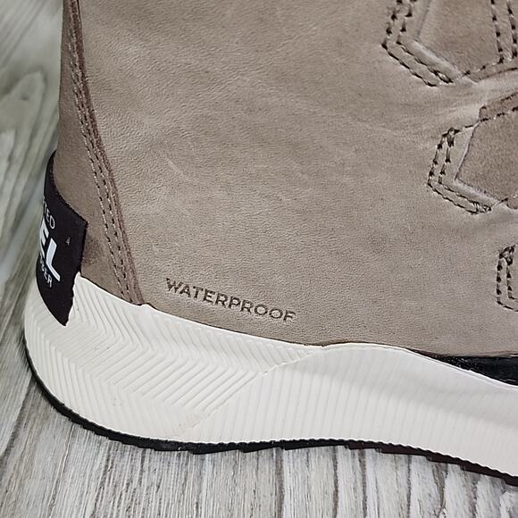 Sorel Out N About III Classic Waterproof Lace Up Boots Omega Taupe Womens 5 NEW - Picture 3 of 12